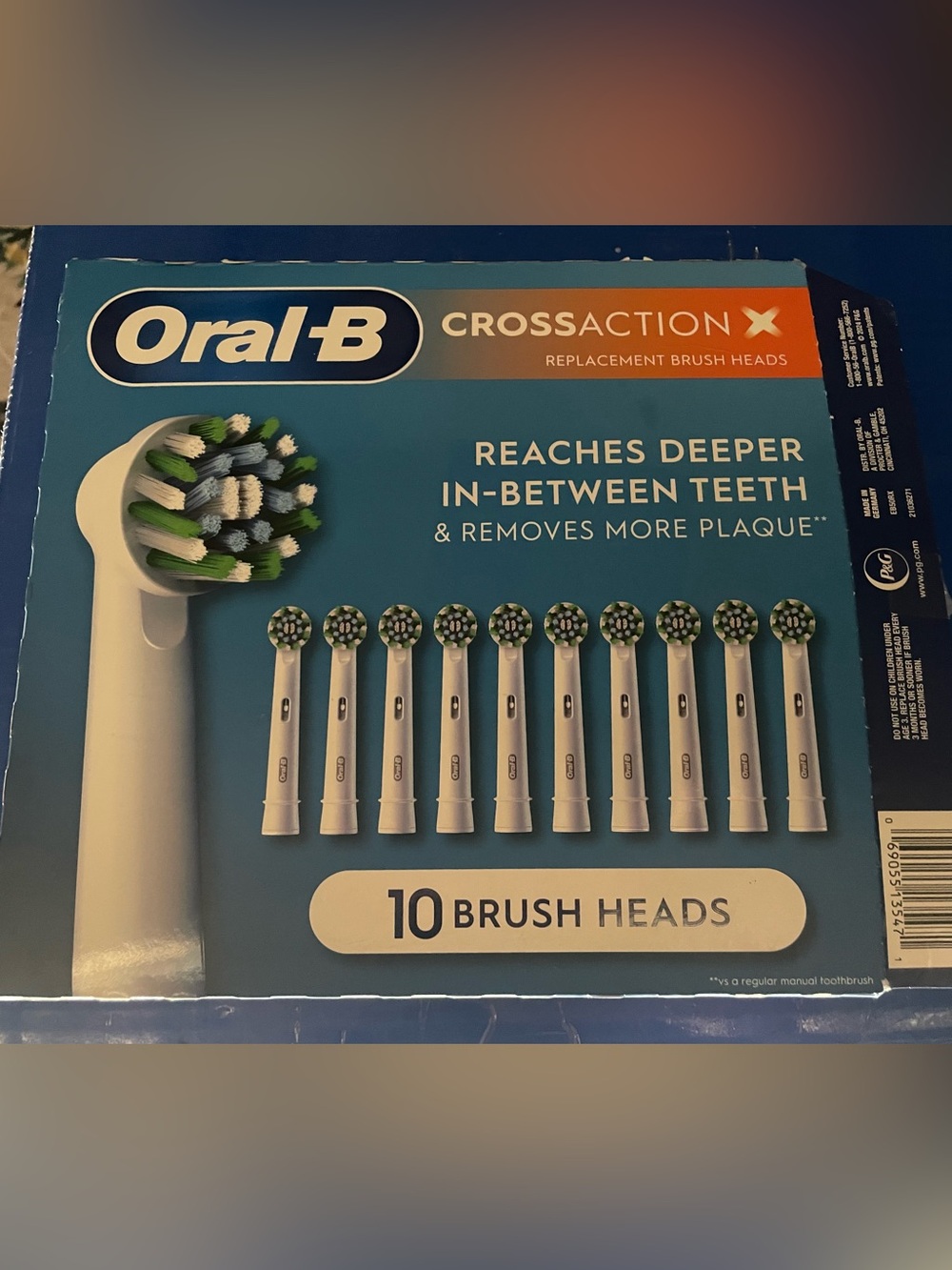 Oral B Cross Action Replacement Brush Heads
